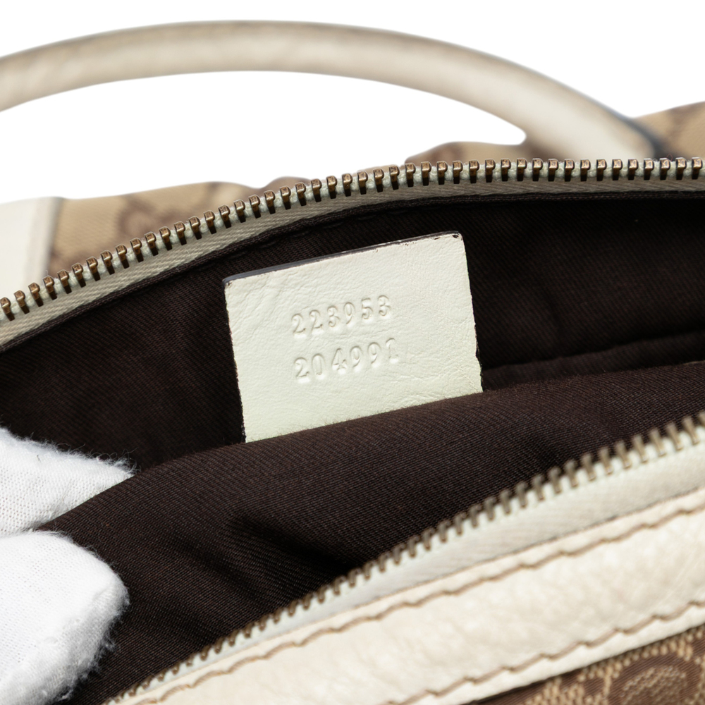 Pre-Loved Gucci Medium GG Canvas Interlocking G Boston Bag - Picture 6 of 8